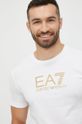 biały EA7 Emporio Armani t-shirt bawełniany 6LPT12.PJM9Z