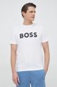 biały BOSS t-shirt bawełniany BOSS CASUAL