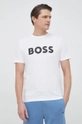 λευκό Βαμβακερό μπλουζάκι BOSS BOSS CASUAL