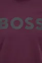 fioletowy BOSS t-shirt bawełniany BOSS CASUAL
