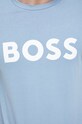 BOSS t-shirt bawełniany BOSS CASUAL 50481923 niebieski