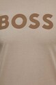 Βαμβακερό μπλουζάκι BOSS BOSS CASUAL καφέ 50481923