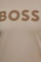 hnedá Bavlnené tričko BOSS BOSS CASUAL