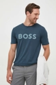 πράσινο Βαμβακερό μπλουζάκι BOSS BOSS CASUAL