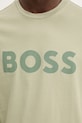 BOSS Orange t-shirt bawełniany BOSS ORANGE zielony 50481923