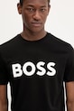 Îmbrăcăminte BOSS tricou din bumbac BOSS CASUAL 50481923 negru