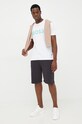 BOSS t-shirt bawełniany BOSS CASUAL 50481923 biały SS25