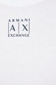 Armani Exchange t-shirt bawełniany 6LZTAA.ZJA5Z 6LZTAA.ZJA5Z biały
