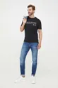 Armani Exchange t-shirt bawełniany 6LZTCE.ZJ6NZ czarny