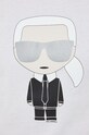 Бавовняна футболка Karl Lagerfeld 500251.755071 білий