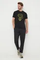 Karl Lagerfeld t-shirt bawełniany 523224.755403 czarny