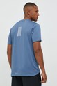 Îmbrăcăminte adidas Performance tricou de alergare Designed 4 Running HK7117 albastru