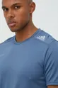 modra Kratka majica za tek adidas Performance Designed 4 Running