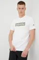 biały adidas t-shirt bawełniany