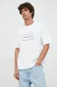 Bombažna kratka majica Michael Kors bela
