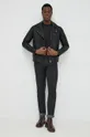 Βαμβακερό μπλουζάκι Michael Kors μαύρο