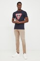 Guess t-shirt M2BI43.J1314 granatowy AW22