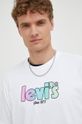 bílá Bavlněné tričko Levi's