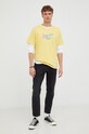 Bavlněné tričko Levi's 16143.0162 žlutá AW22