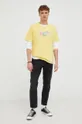 Levi's t-shirt bawełniany żółty
