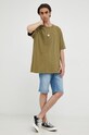 Levi's t-shirt bawełniany 36254.0017 zielony AW22