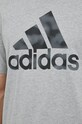 adidas t-shirt bawełniany HL6931 szary