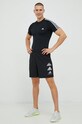 Μπλουζάκι προπόνησης adidas Performance Techfit 3-stripes Techfit 3-Stripes HD3525 μαύρο AW22