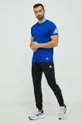 adidas Performance futós póló Run It kék