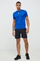 Μπλουζάκι προπόνησης adidas Performance Hiit 3-stripes μπλε