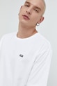 Vans t-shirt bawełniany biały VN0A49R7WHT1