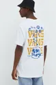 Βαμβακερό μπλουζάκι Vans  100% Βαμβάκι