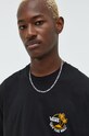 Odzież Vans t-shirt bawełniany VN0A7SMYF431 czarny