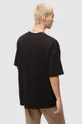 μαύρο Βαμβακερό μπλουζάκι AllSaints