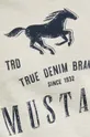 μπεζ Βαμβακερό μπλουζάκι Mustang