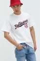 biały HUF t-shirt bawełniany x Trasher