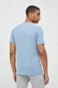 Βαμβακερό μπλουζάκι BOSS μπλε