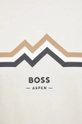 μπεζ Βαμβακερό μπλουζάκι BOSS