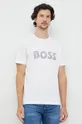 Хлопковая футболка BOSS мультиколор