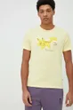 κίτρινο Βαμβακερό μπλουζάκι Puma X POKEMON