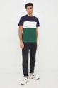 Lacoste t-shirt bawełniany multicolor