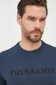námořnická modř Bavlněné tričko Trussardi