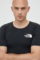 The North Face tricou sport Mountain Athletics negru NF0A7ZA3KT01