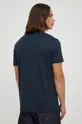 Βαμβακερό μπλουζάκι Bruuns Bazaar σκούρο μπλε