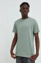 zelená Bavlnené tričko Bruuns Bazaar