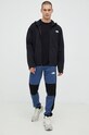 The North Face t-shirt bawełniany NF0A7X21JK31 czarny AW22