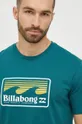 turkusowy Billabong t-shirt bawełniany