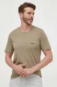 Βαμβακερό μπλουζάκι BOSS 3-pack πολύχρωμο