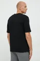 μαύρο Βαμβακερό μπλουζάκι Sisley