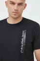 czarny Calvin Klein Jeans t-shirt bawełniany