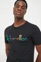 crna Pamučna majica United Colors of Benetton